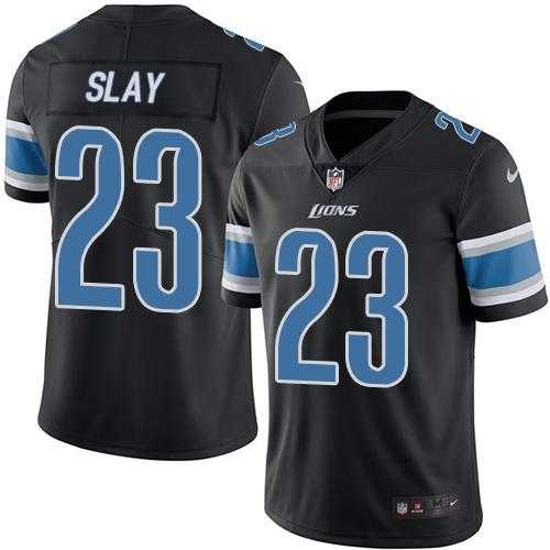 Nike Men & Women & Youth Lions 23 Darius Slay Black Color Rush Limited Jersey,We sell and wholesale Nike Men & Women & Youth Lions 23 Darius Slay Black Color Rush Limited Jersey on line form chian!
